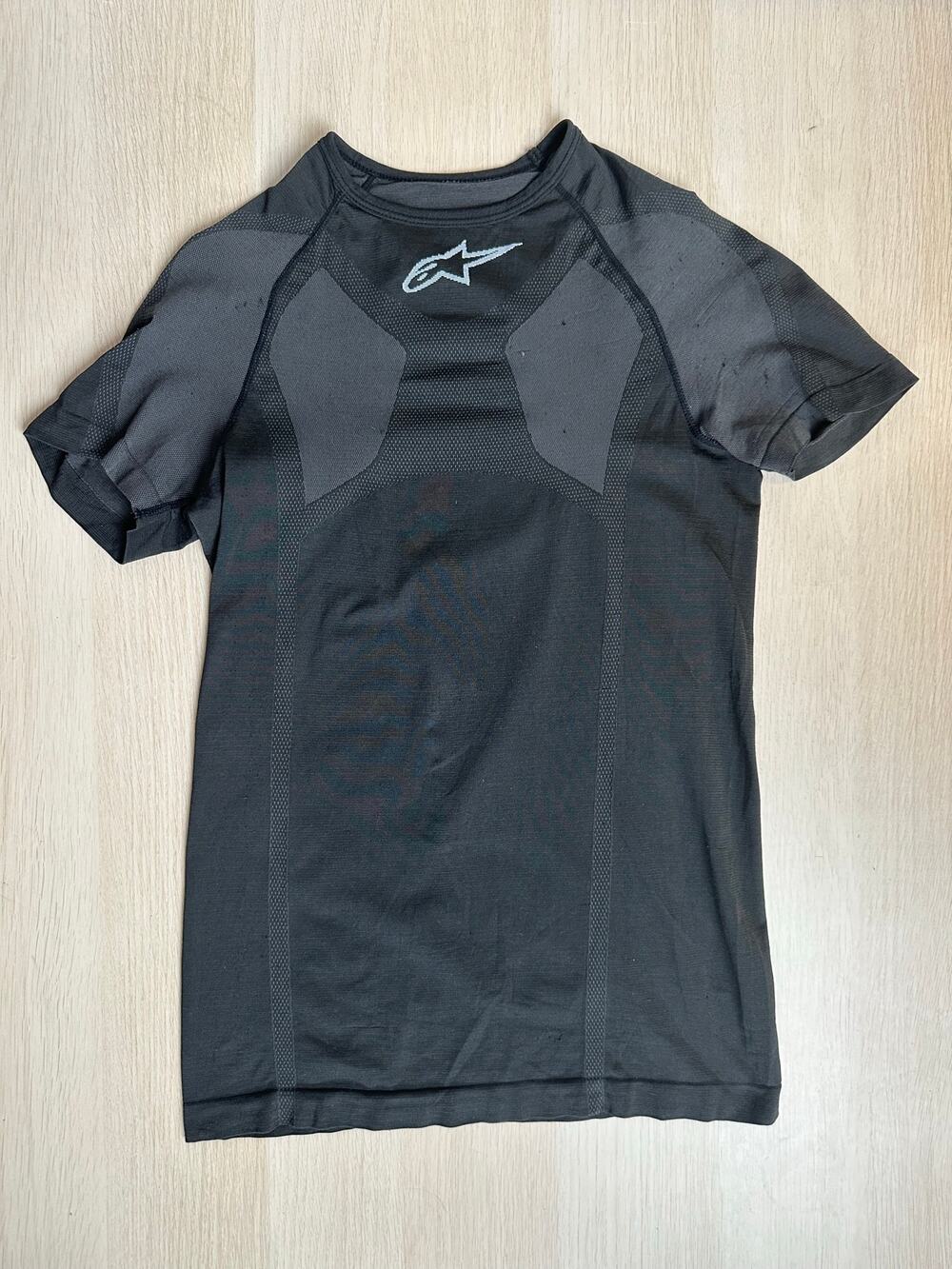 Alpinestars Black Short Sleeve Top Base Layer - Size S/M